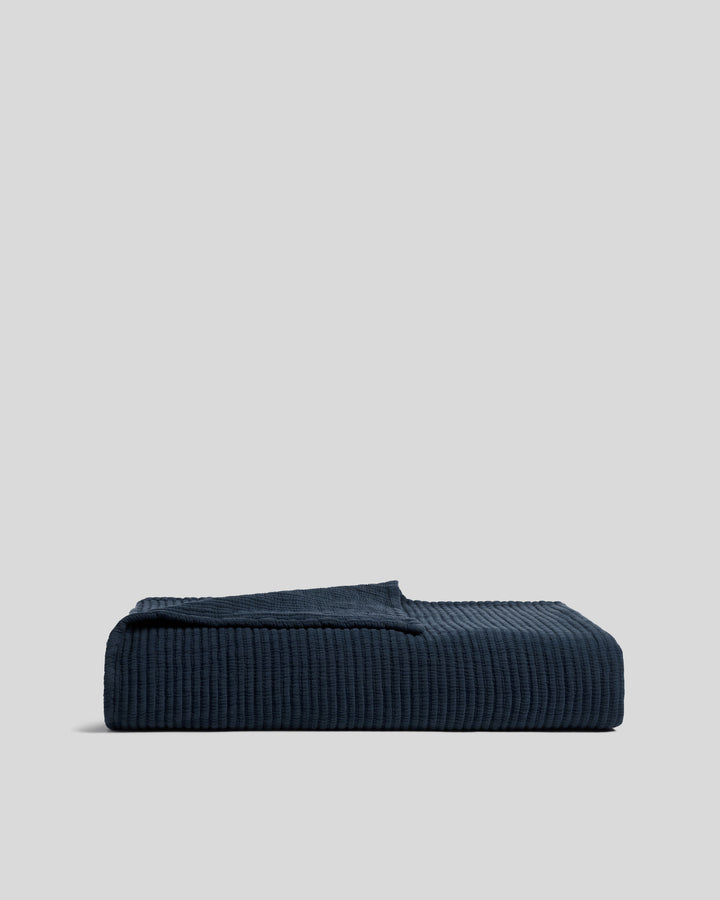 Matelasse Coverlet (Ink)